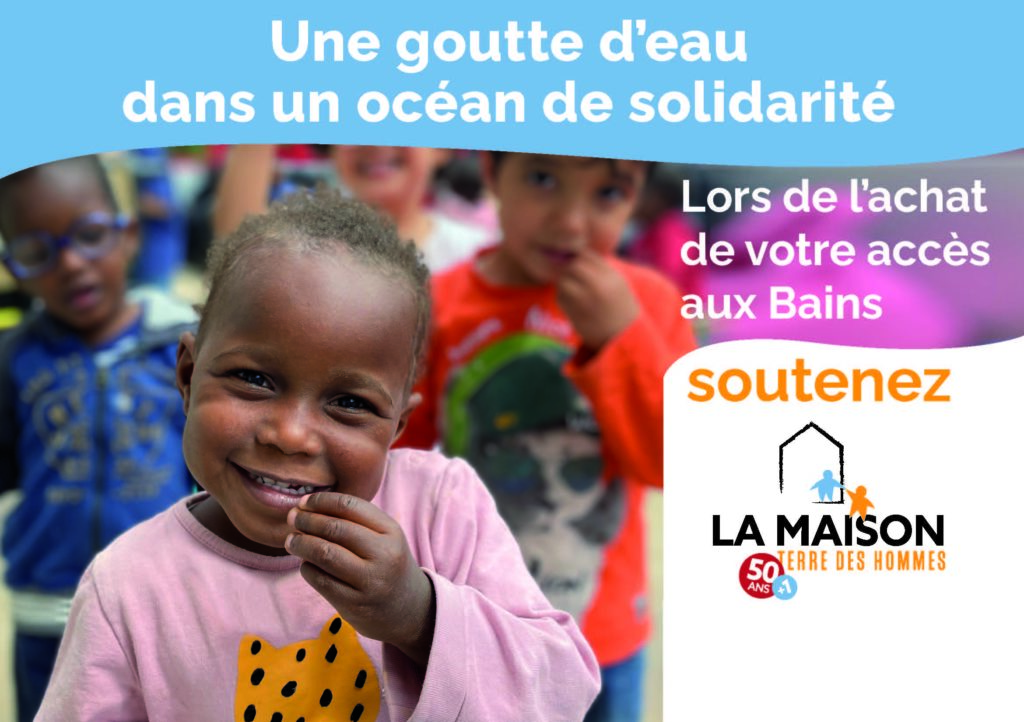 Lien vers Les Bains de Lavey et leur action de solidarité en faveur des enfants de La Maison